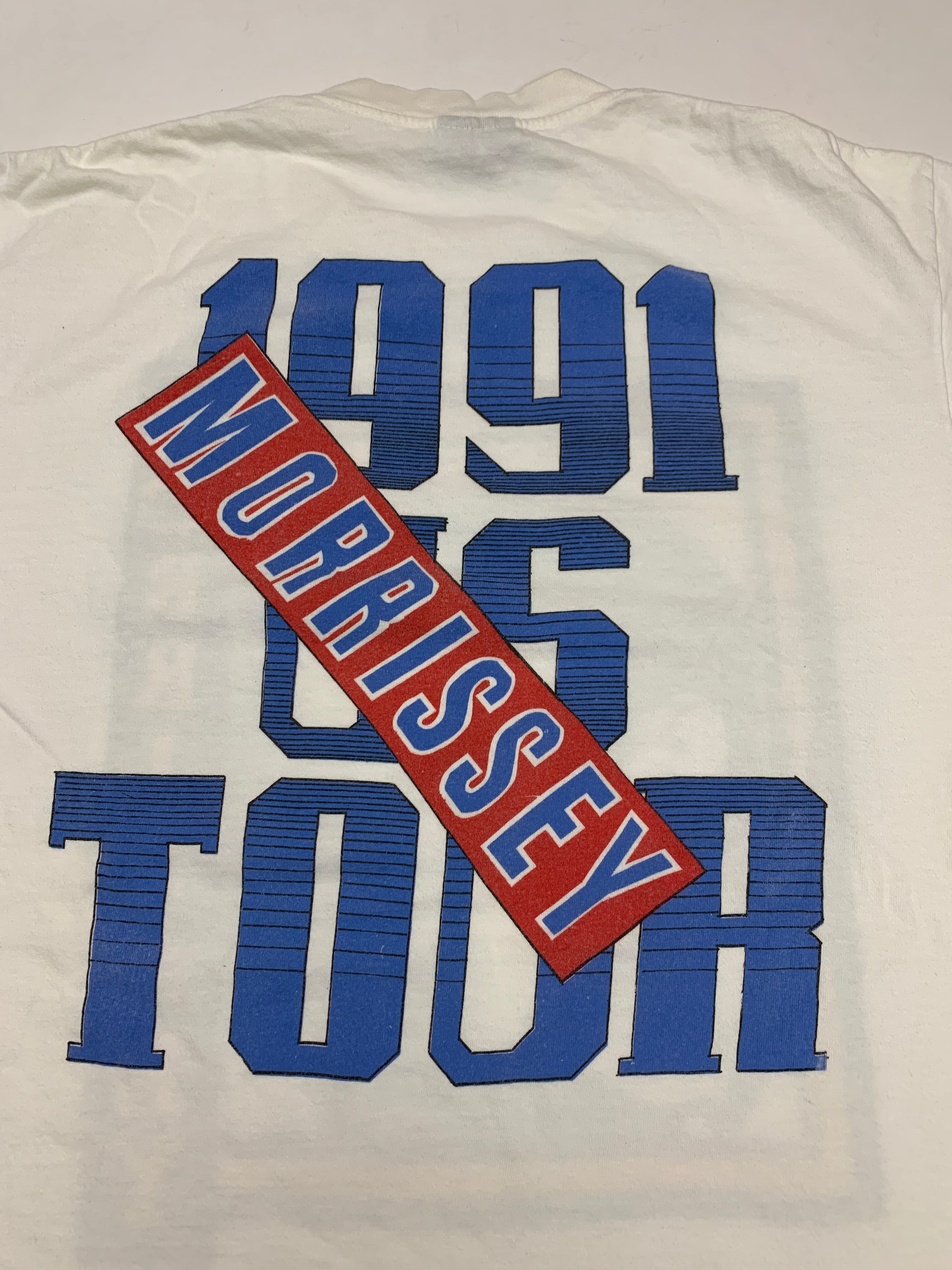 Vintage 1991 Morrissey US Tour Music Band Tee Rare Print Vintage 1991 Morrissey US Tour Music Band Tee Rare Print