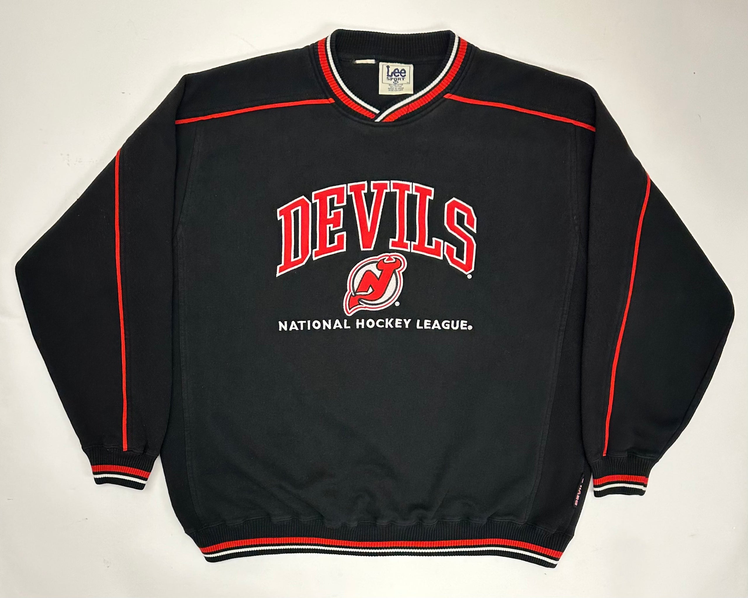 Tops, New Jersey Devils Nhl 1997 Crewneck Sweatshirt Men Women