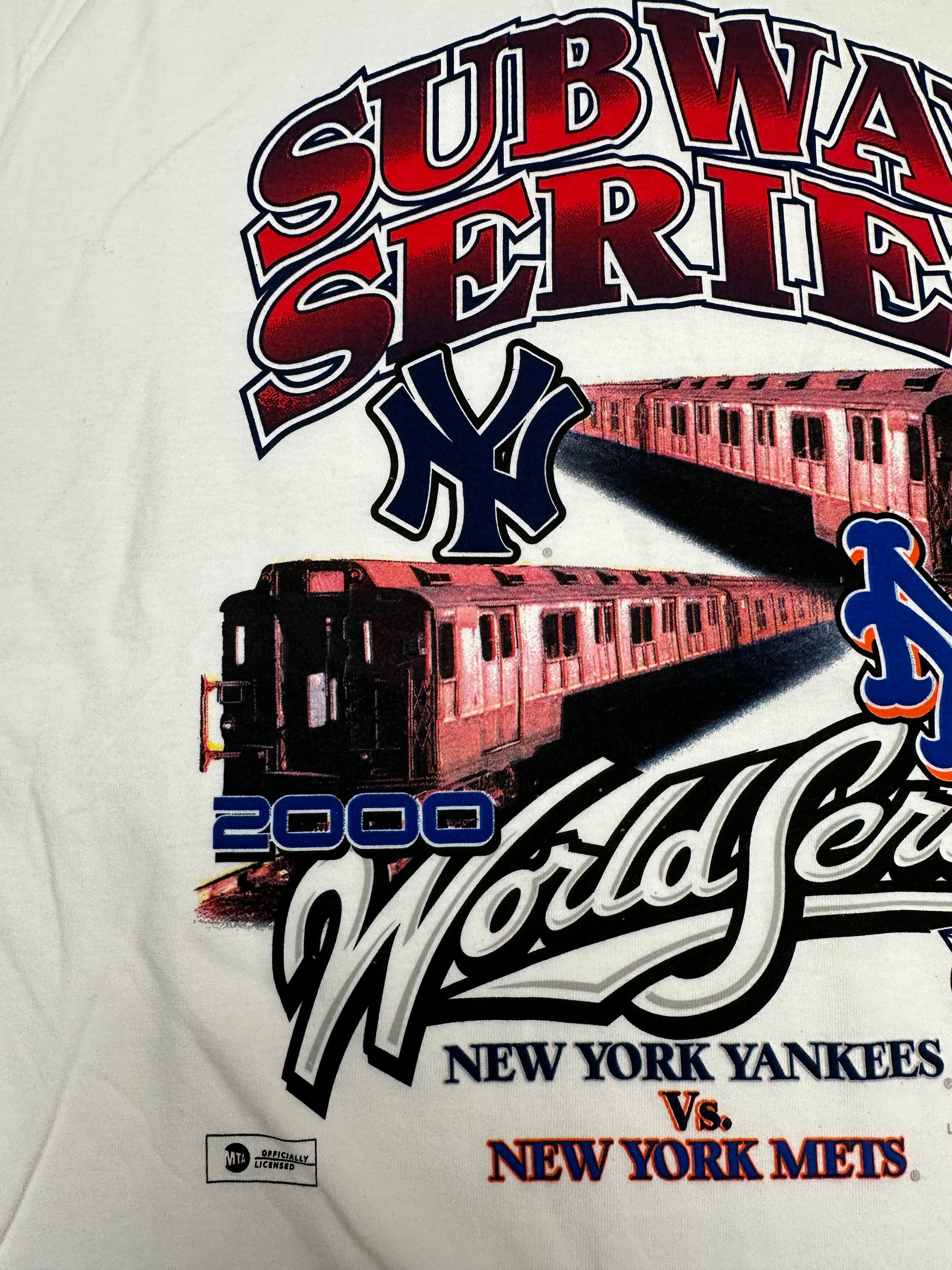 Vintage 1998 New York Yankees New York Mets Subway Series 