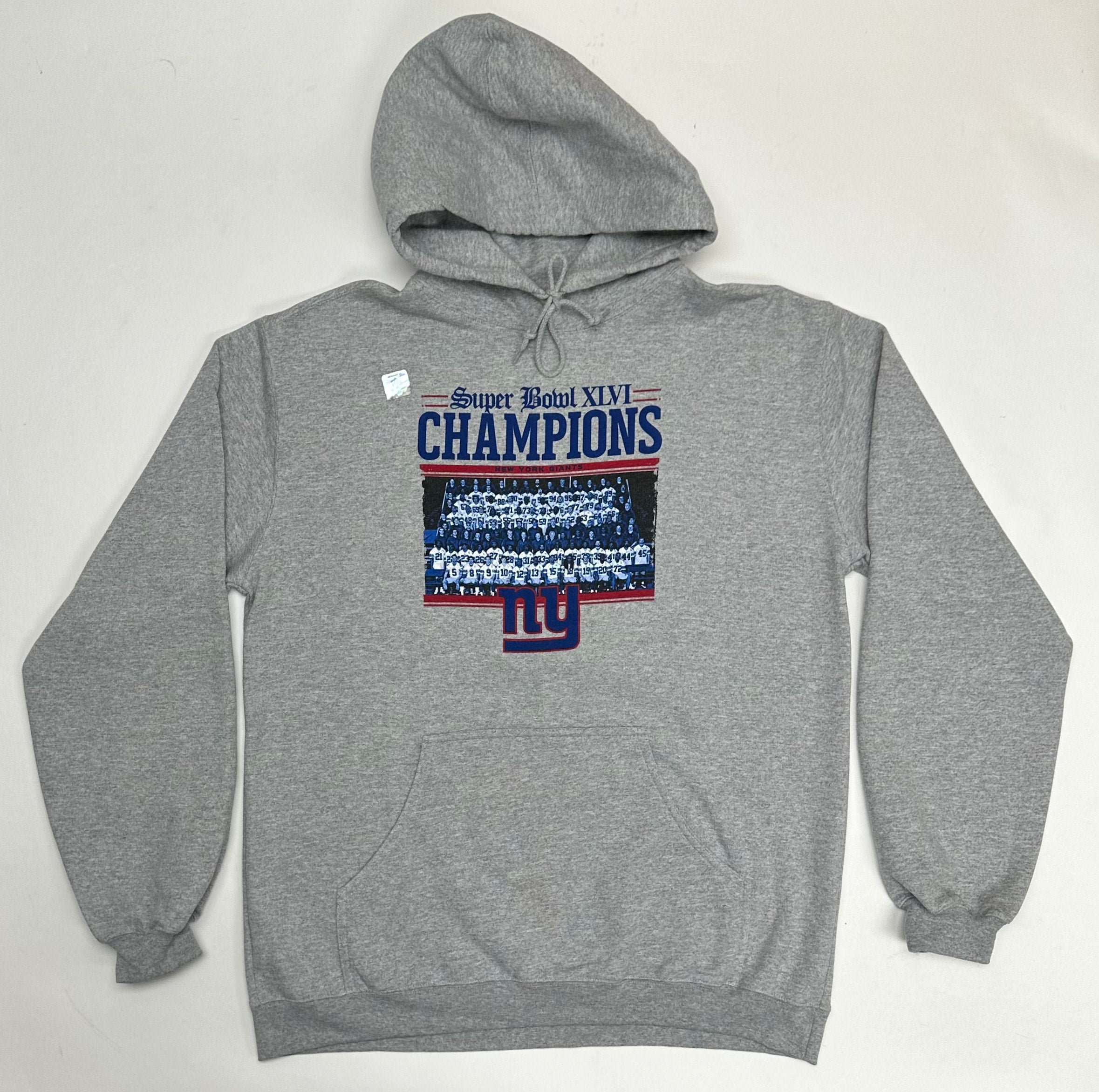 vintage 2000s new york giants champion pull over hoodie