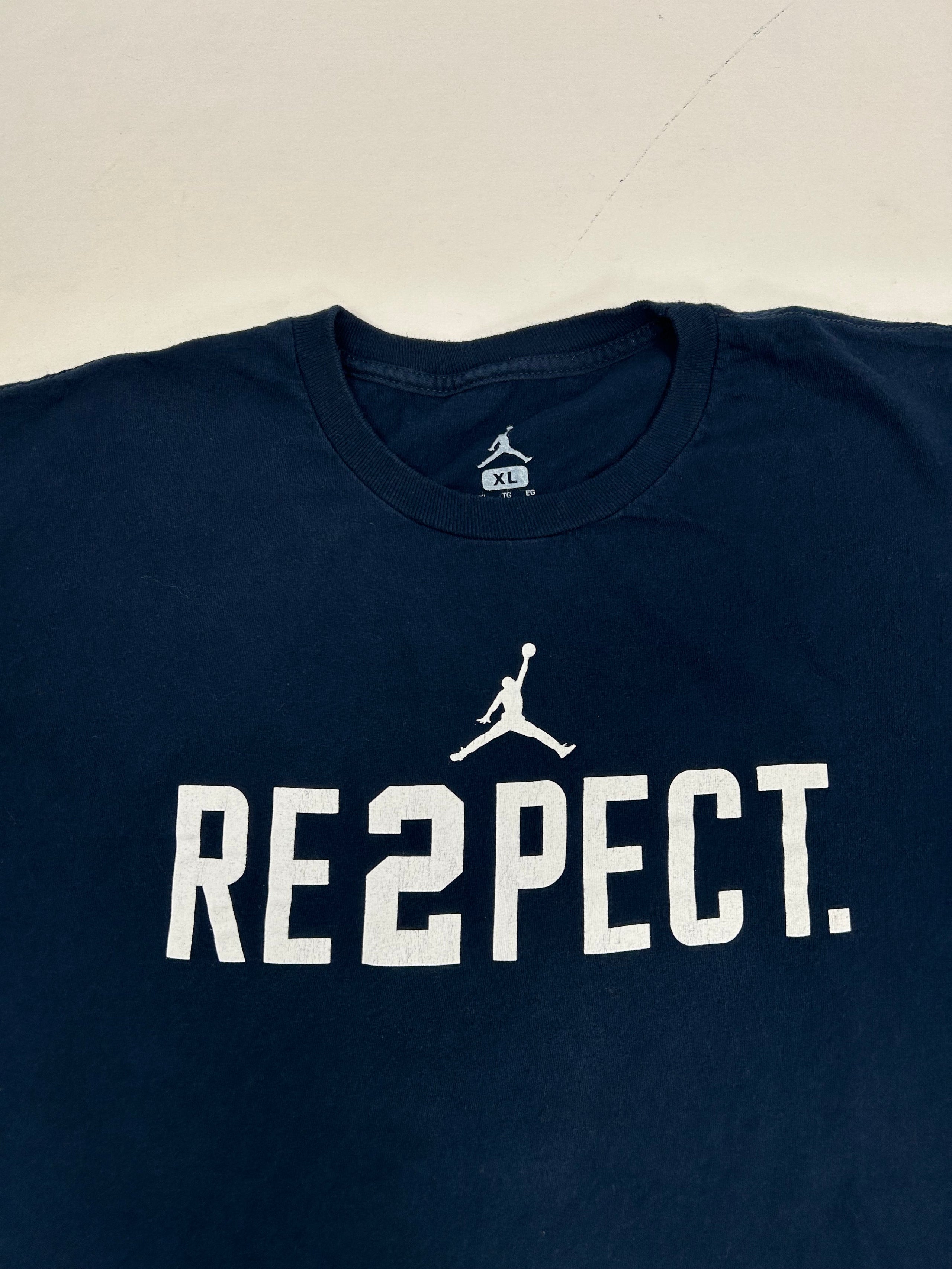 Derek Jeter RE2PECT New York Yankees MLB Jordan Brand Tee XL 24x29.5 Inches Navy Edgewood Collective