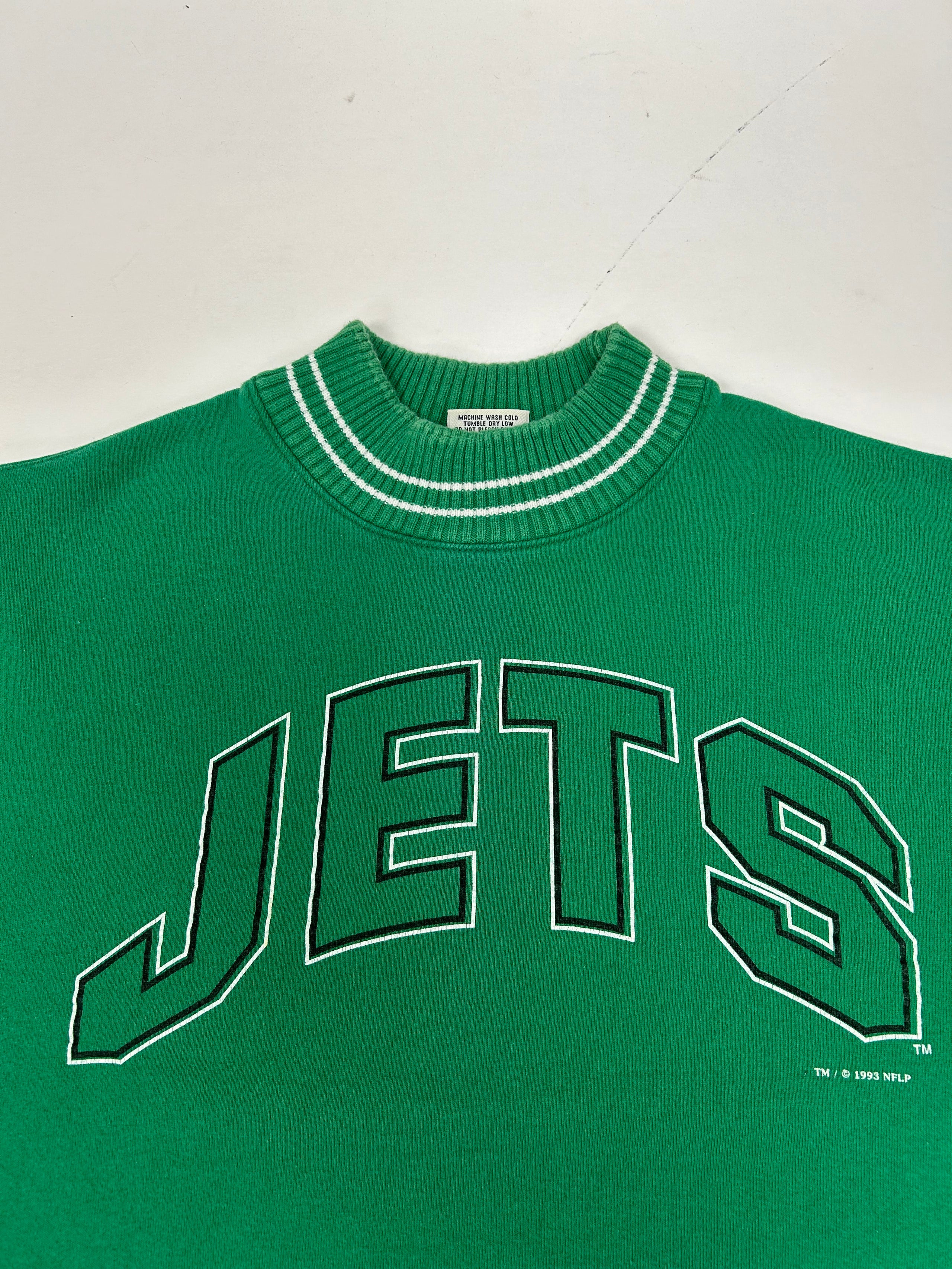 Vintage selling 1993 New York Jets Nutmeg sweater