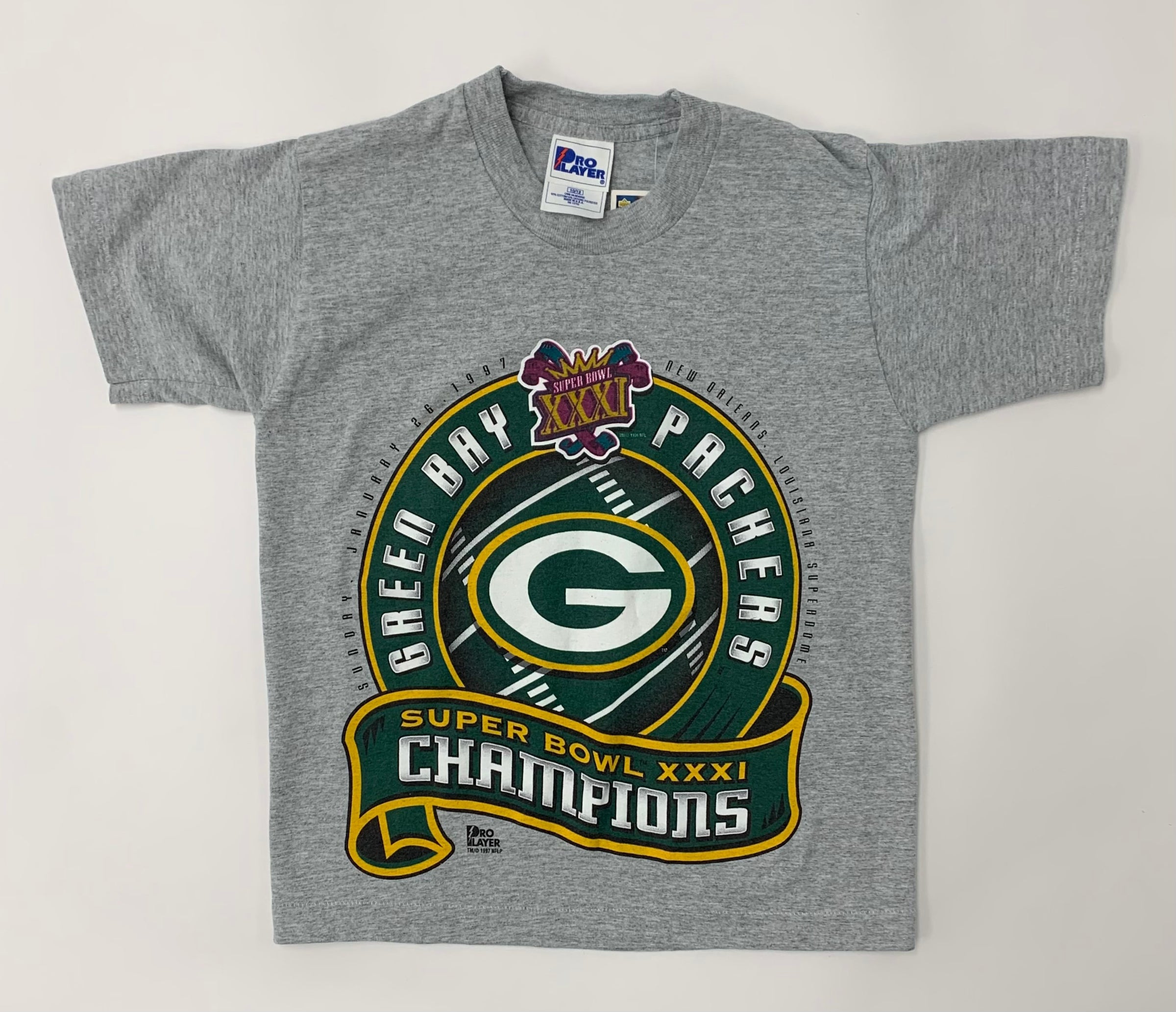 Green Bay Packers Starter Super Bowl Champions 1997 New Orleans sweatshirt  VTG